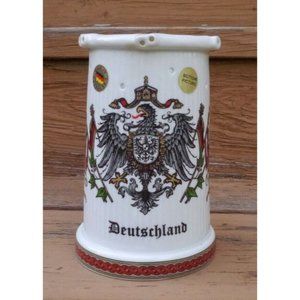 Beer Stein King-Works Joke Mug Jug Spaßkrug Scerzkrug Germany Handmade Vintage